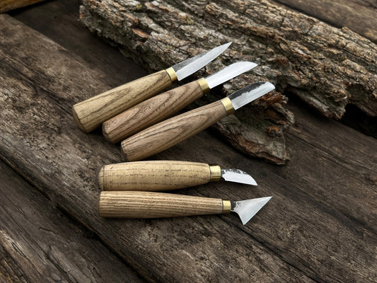 5-Piece Wood Carving Knife Set