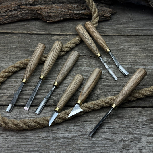 8-Piece Wood Carving Tool Set