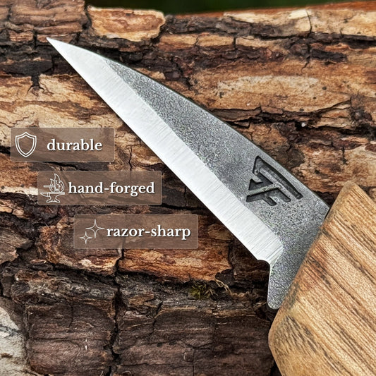 Detail Knife for Wood Carving, 4 cm (1.57 inches)