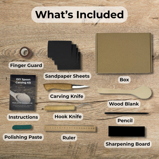 DIY Wood Carving Kit – Spoon Making Set for Beginners
