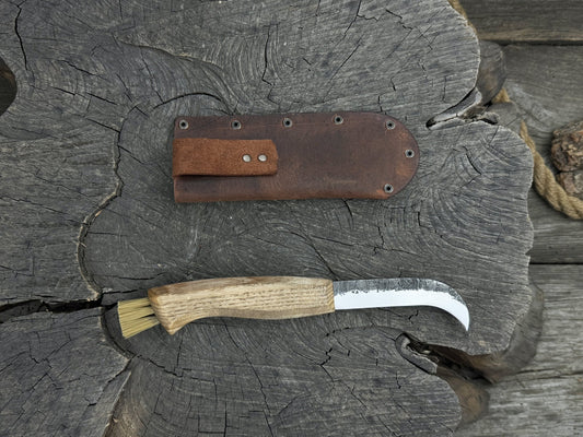 Mushroom Knife with Brush For Harvesting, 7.5 cm (2.95 inches)