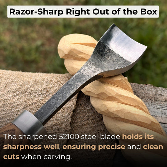 Spoon Bent Gouge, 20 - 45 mm (0.8 - 1.8 inches)