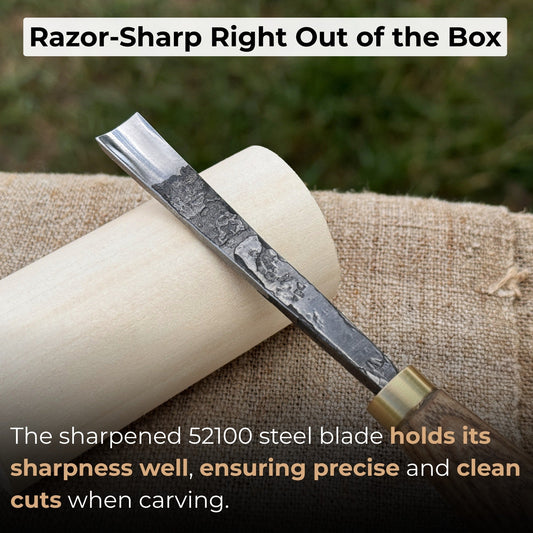 Straight Carving Gouge – 12 mm (0.47 inches)