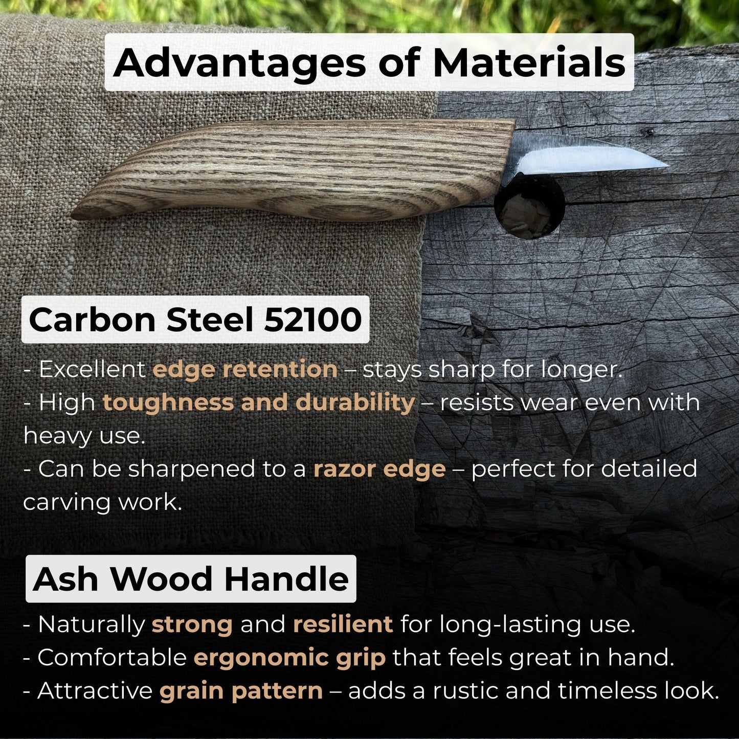 Detail Knife for Wood Carving, 4 cm (1.57 inches)