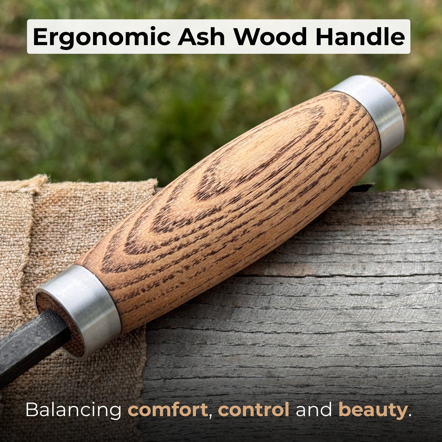 Spoon Bent Gouge, 20 - 45 mm (0.8 - 1.8 inches)