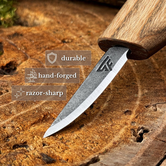 Whittling Knife for Wood Carving, 4.5 cm (1.77 inches)