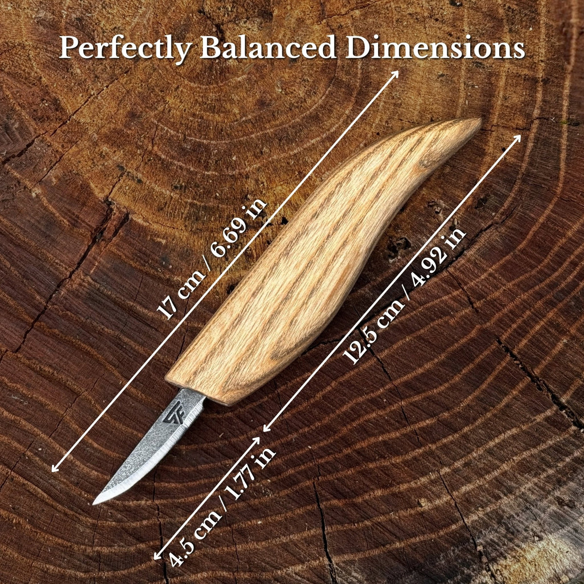 Whittling Knife for Wood Carving, 4.5 cm (1.77 inches)